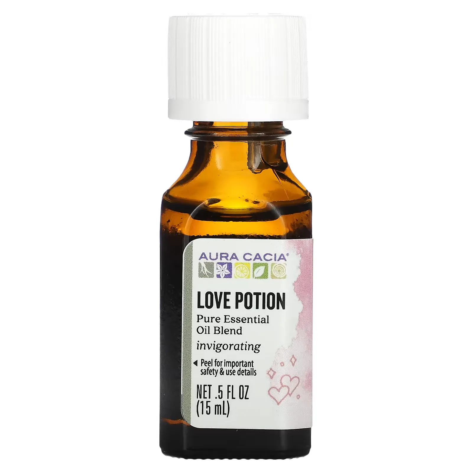 Pure Essential Oil Blend, Love Potion, 0.5 fl oz (15 ml)