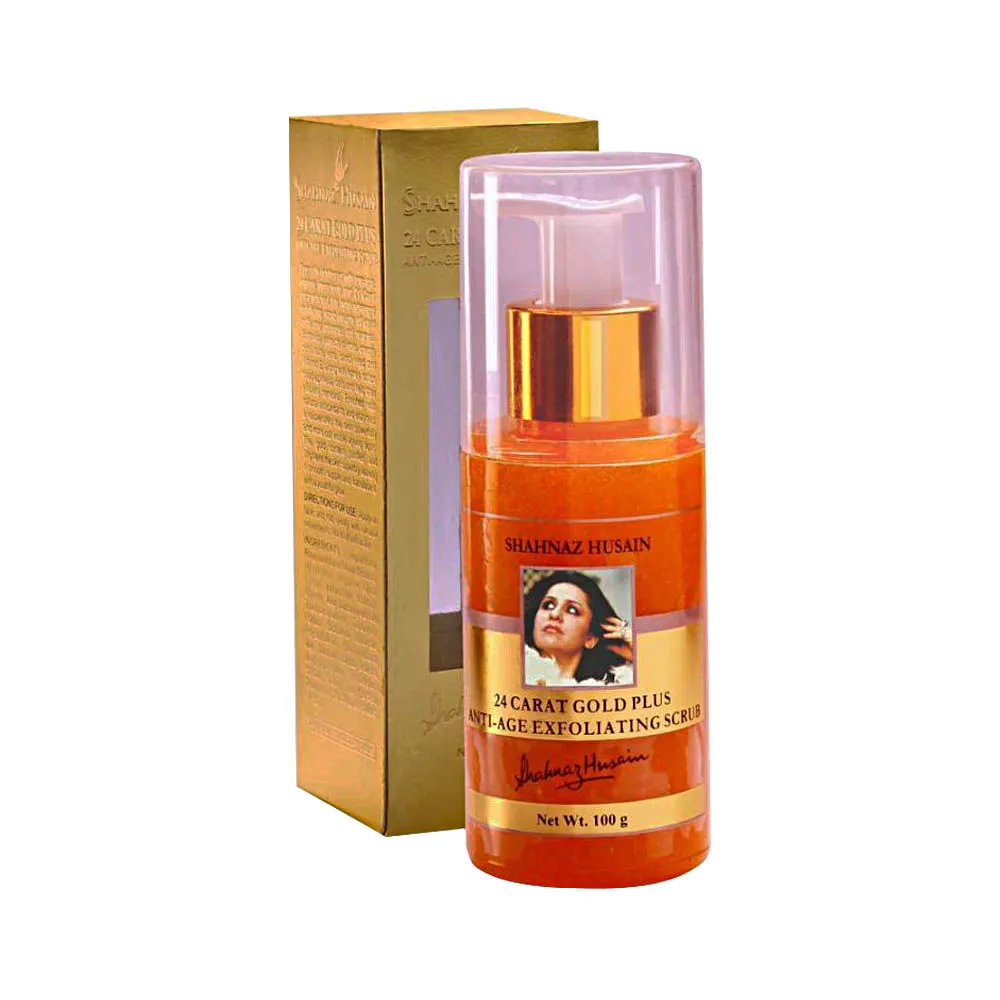 Shahnaz Husain 24 Carat Gold Anti - Age Exfoliating Scrub