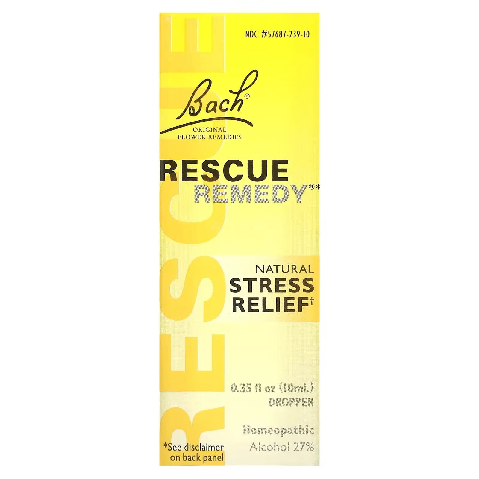 Original Flower Remedies, Rescue Remedy, Natural Stress Relief, 0.35 fl oz (10 ml)