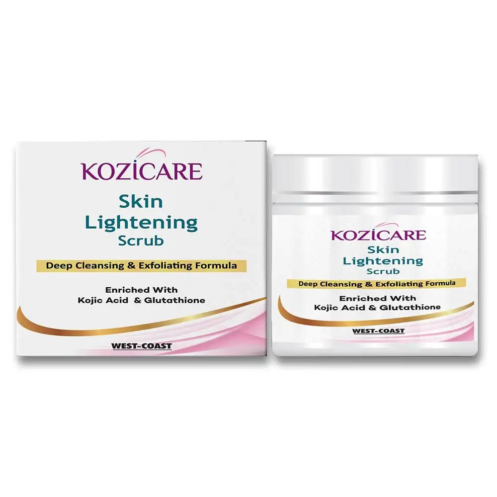 Kozicare Skin Lightening Scrub,  100 g  for All Skin Types