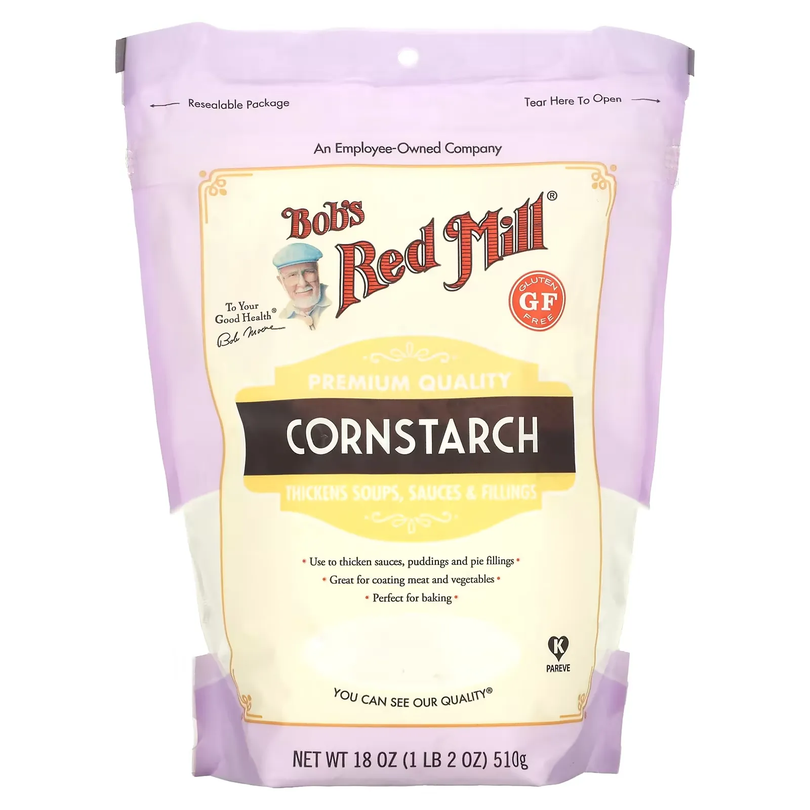 Cornstarch, Gluten Free, 18 oz (510 g)