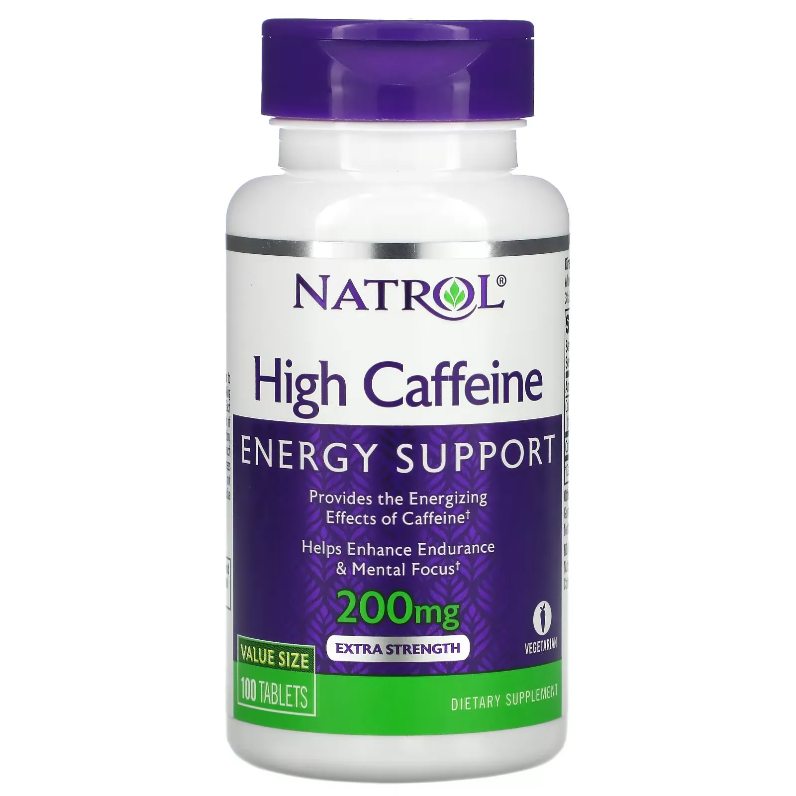 High Caffeine, Extra Strength, 200 mg, 100 Tablets