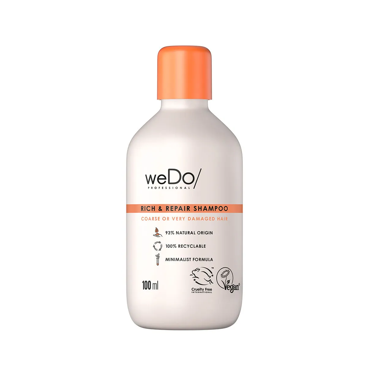 weDo Professional Rich & Repair Hair Breakage Shampoo -No Sulfates, Cruelty Free & Eco Friendly