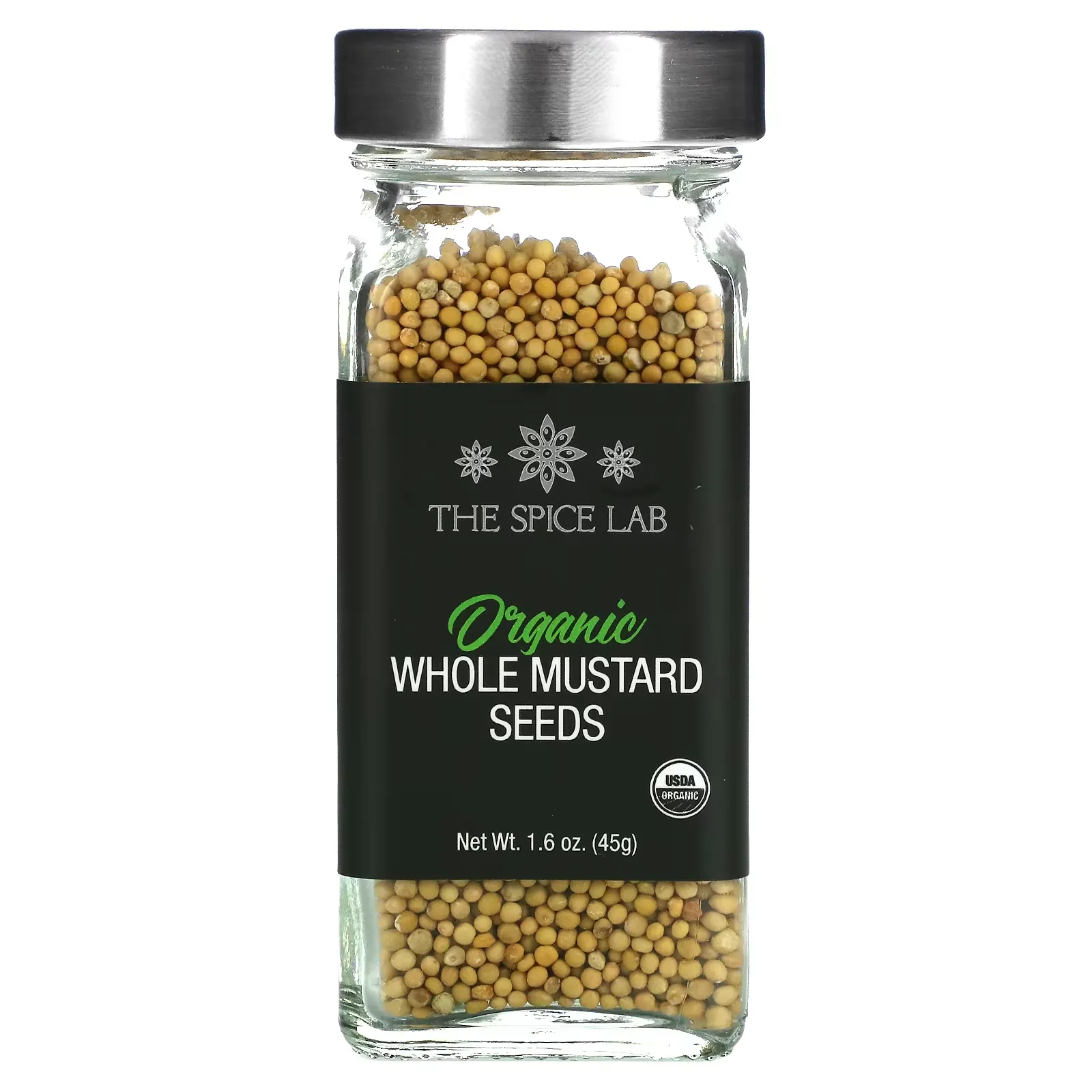 Organic Whole Mustard Seeds, 1.6 oz (45 g)