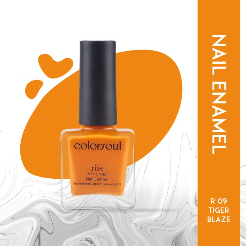 ColorSoul Rise Nail Enamel - Tiger Blaze