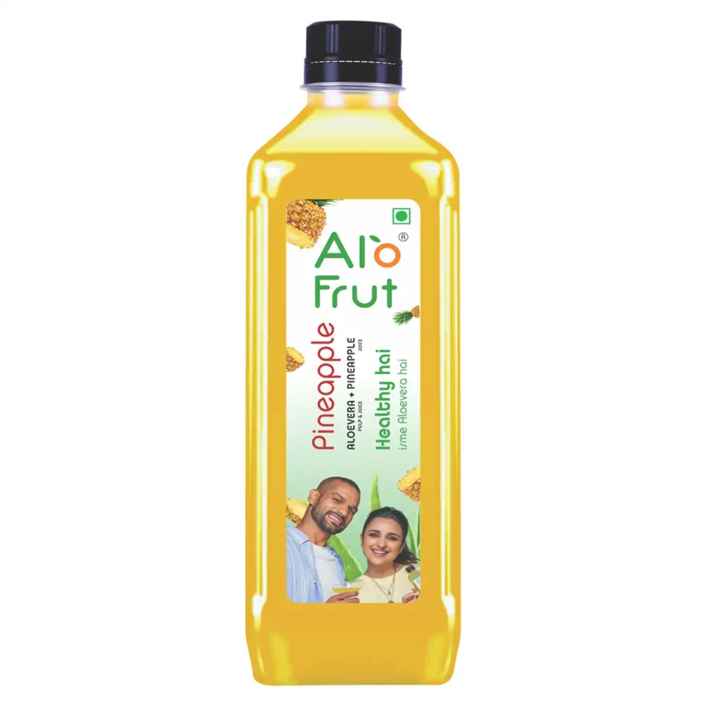 Alo Frut Pineapple Aloevera Juice,  Pineapple  160 ml