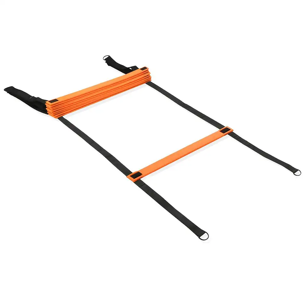 Strauss Adjustable Agility Ladder,  Orange  Free Size