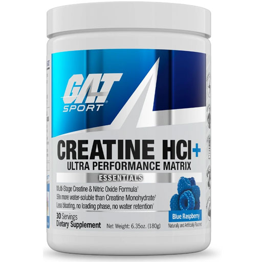 GAT Creatine HCL - Blue Raspberry - 30 Servings