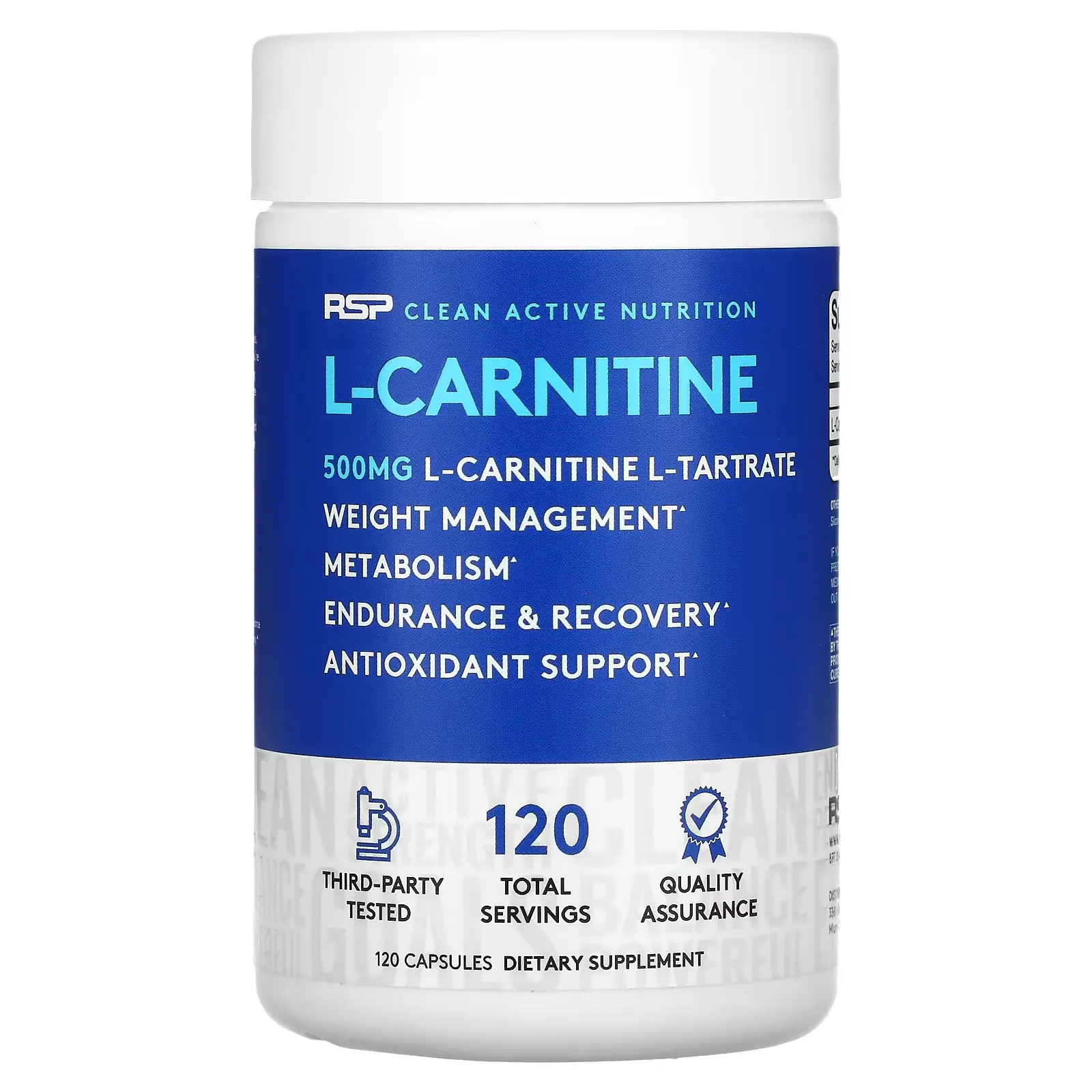 L-Carnitine, Weight Management, 500 mg, 120 Capsules