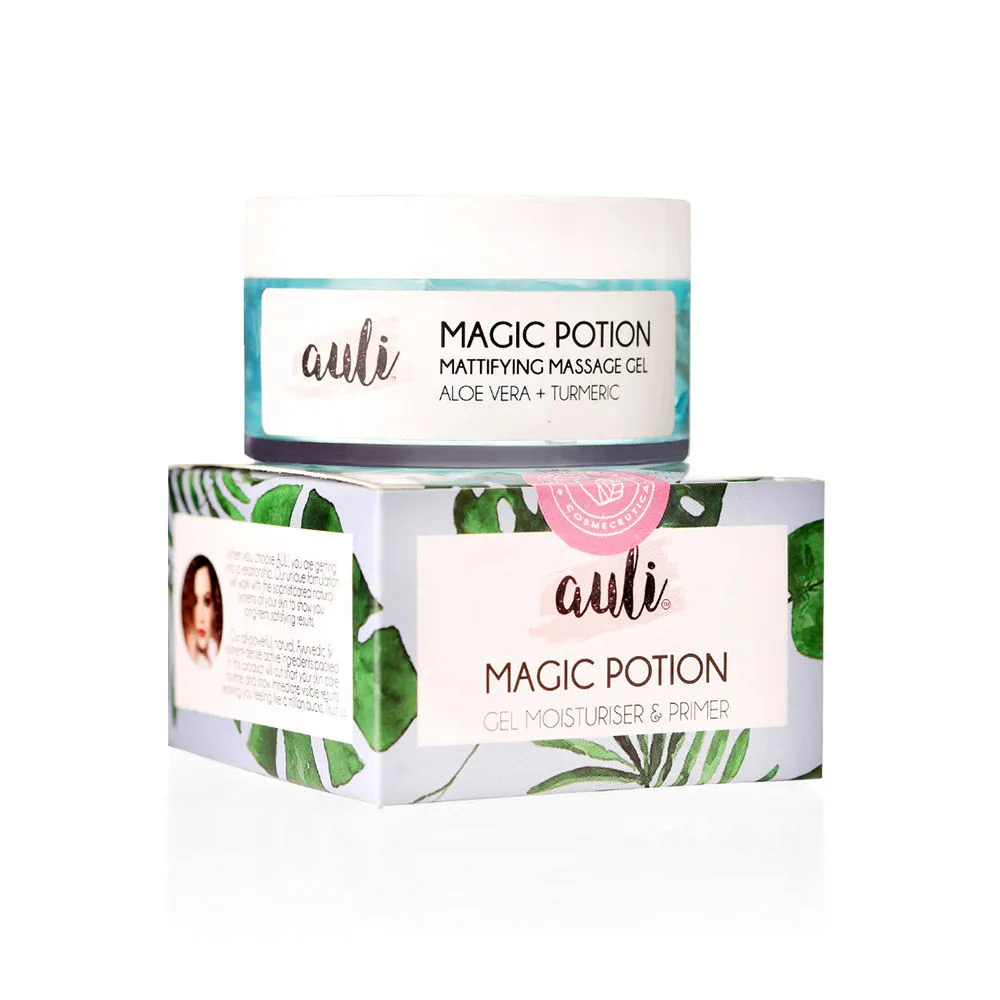 Auli Magic Potion Mattifying Massage Gel with Aloe Vera + Turmeric