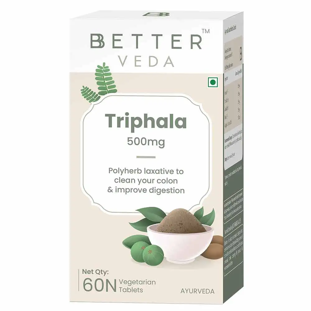 Bbetter Veda Triphala 500mg,  60 tablet(s)