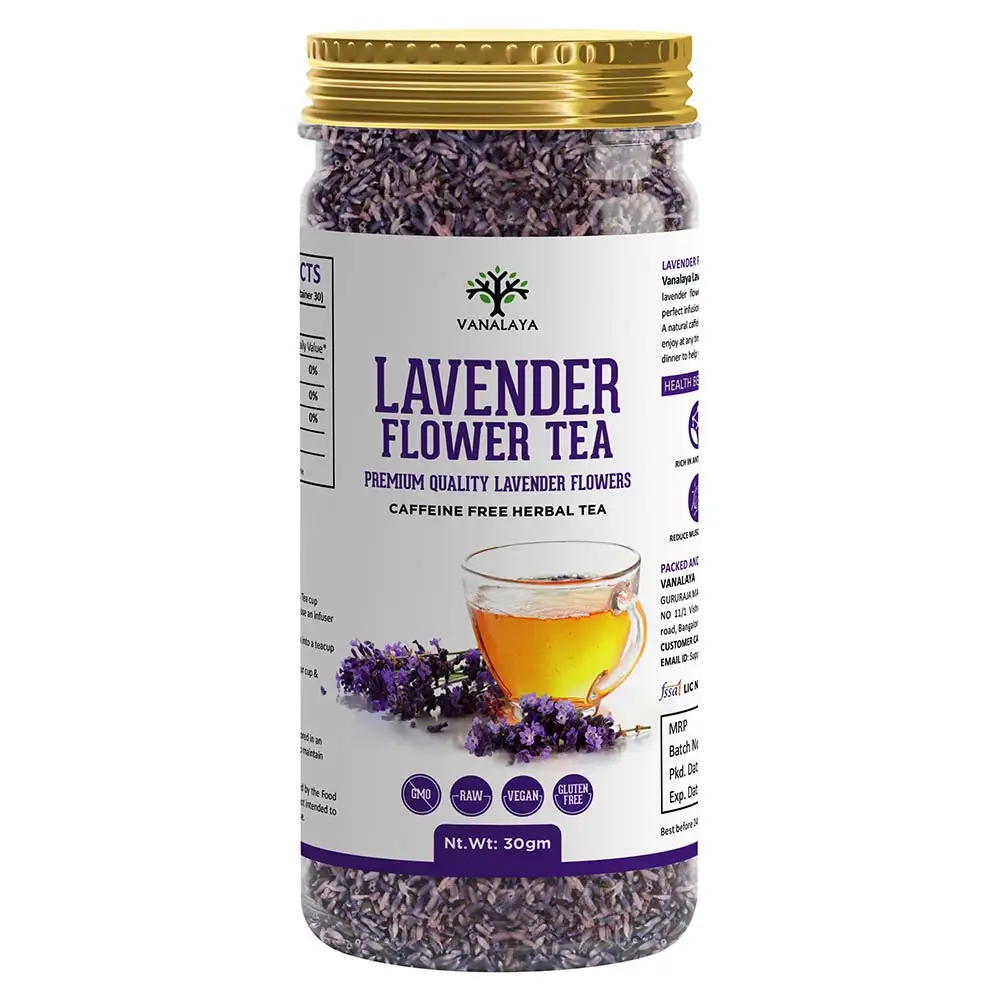 Vanalaya Lavender Flower Tea,  Unflavoured  30 g