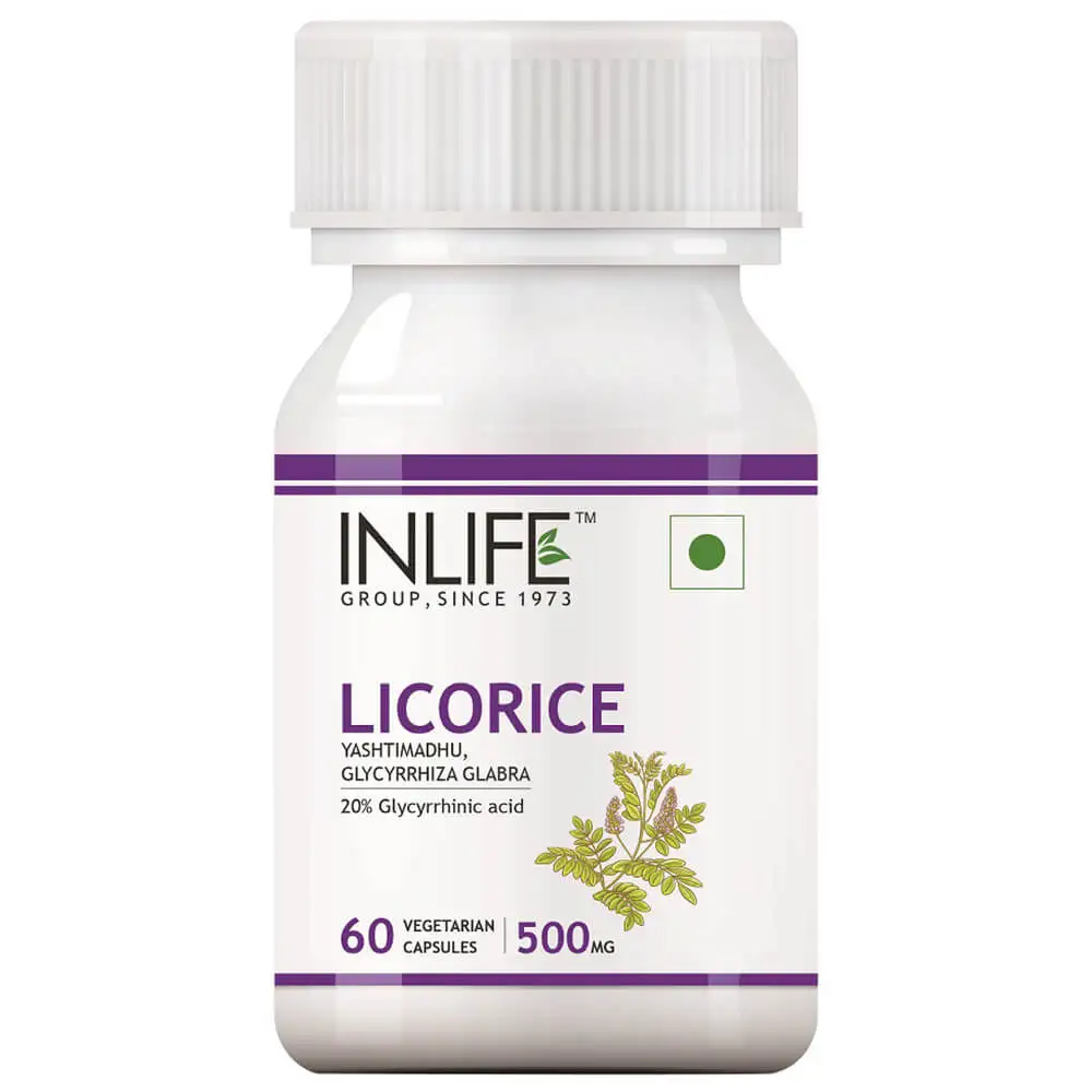 INLIFE Licorice,  60 capsules