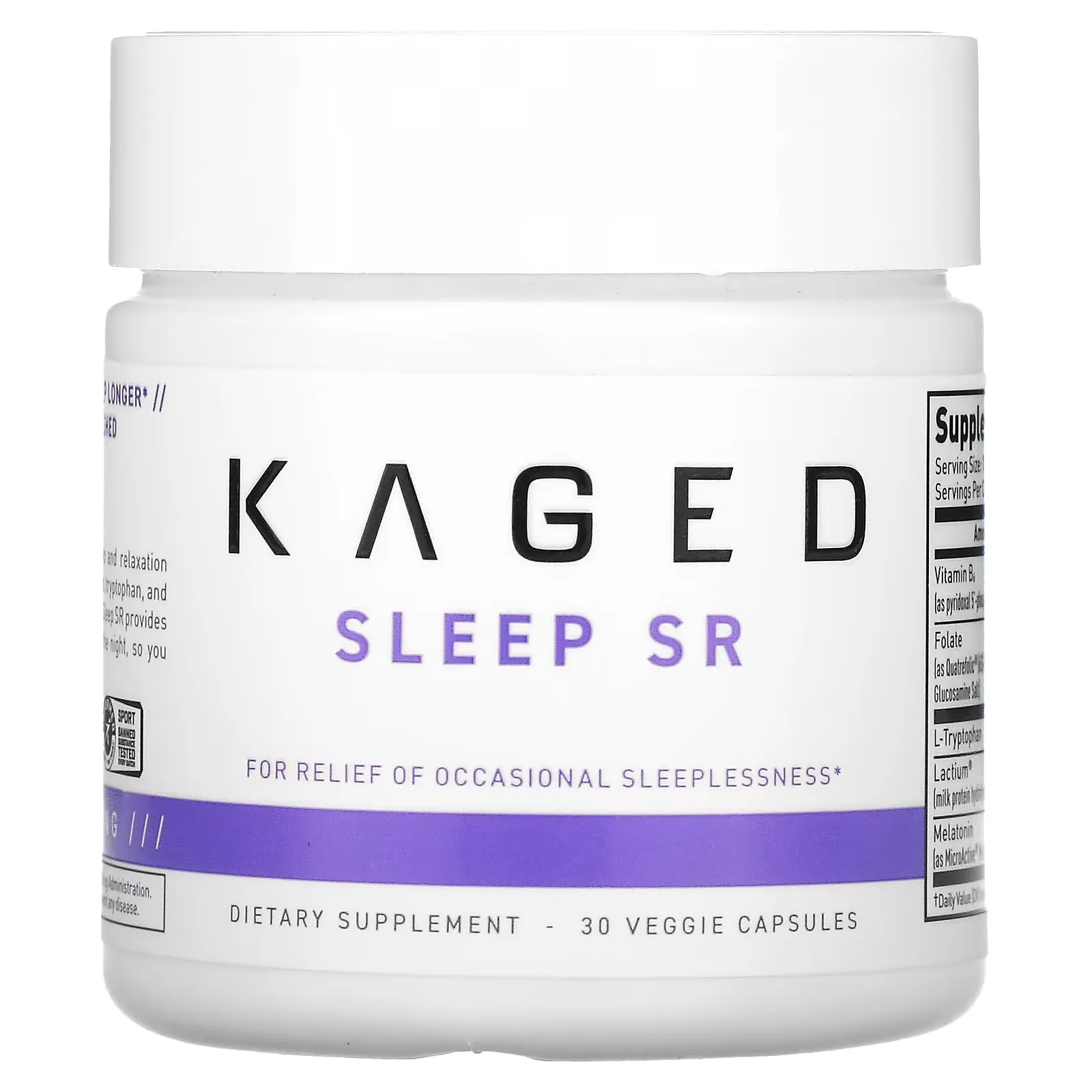 Sleep SR, 30 Veggie Capsules