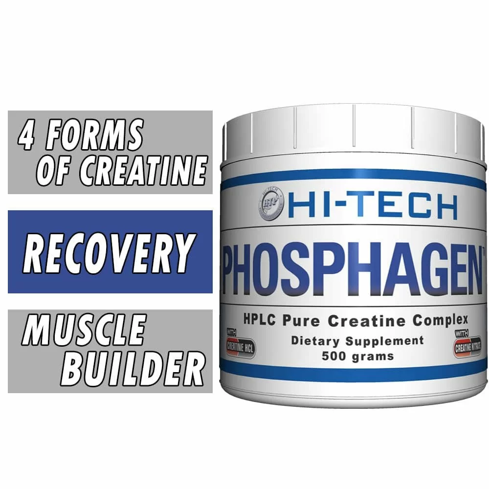 Phosphagen Creatine - Hi-Tech Pharmaceuticals - Exotic Fruit Flavor - 500 Grams