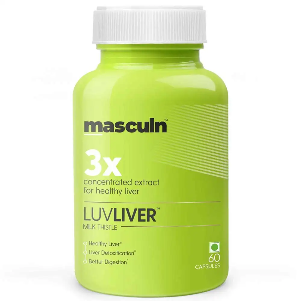 Masculn Luvliver Milk Thistle,  60 capsules