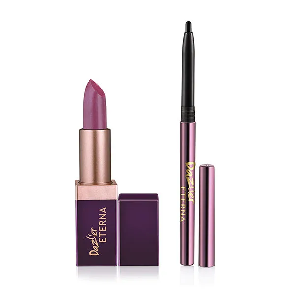 Dazller Eterna Lip Eleganz Lipstick (creme Sheen) With Herbals With Free Kajal - 1024