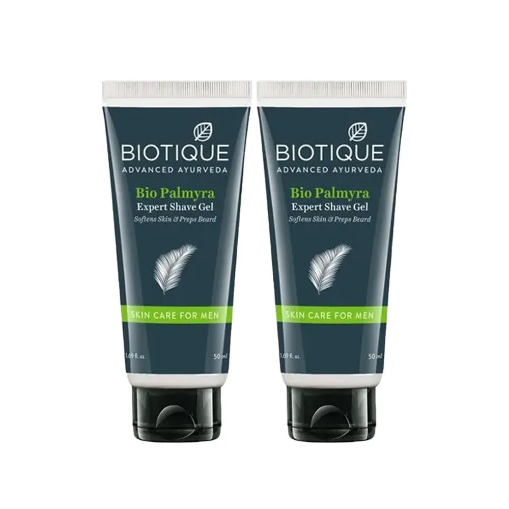 Biotique Bio Palmyra Expert Shave Gel - Pack Of 2