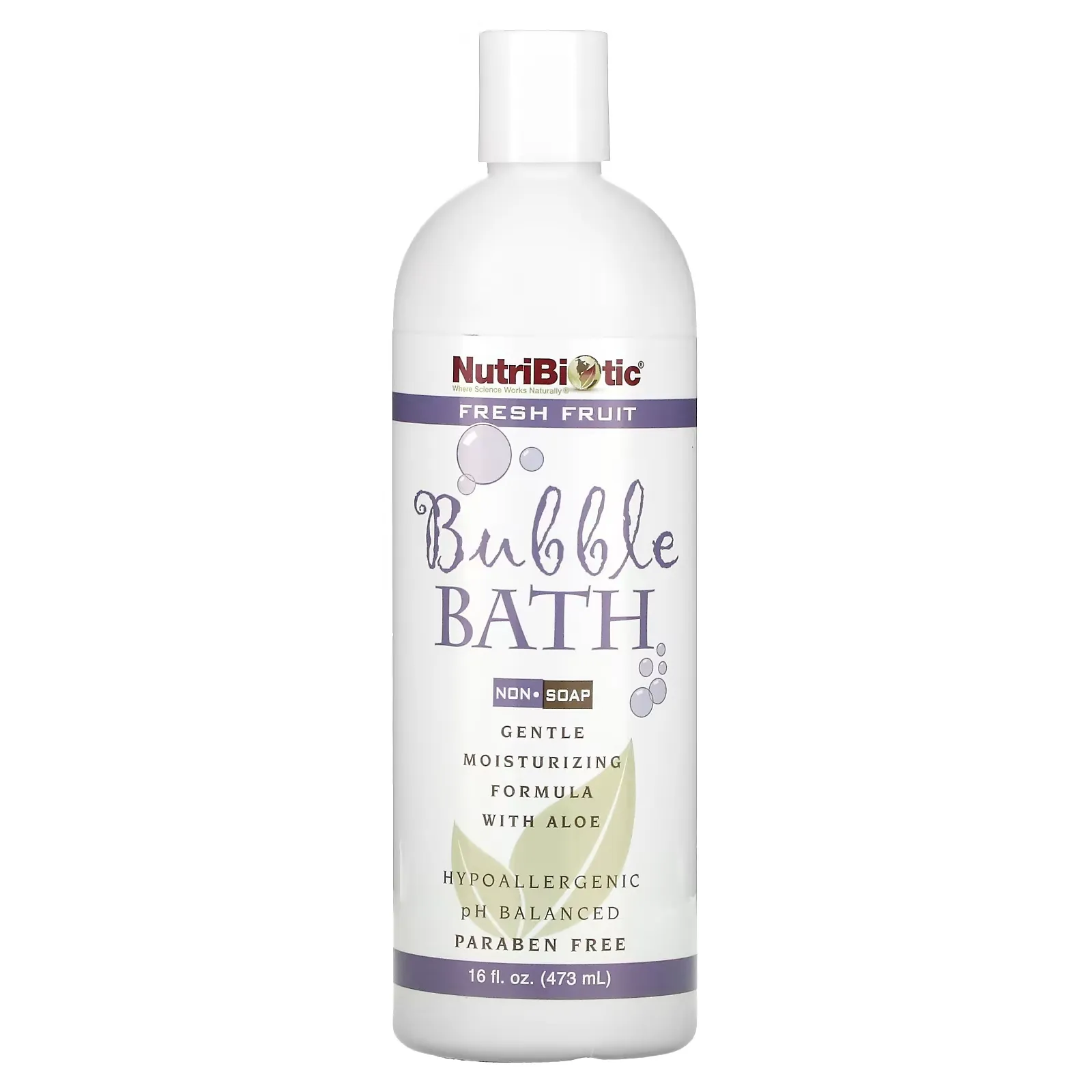 Bubble Bath, Non-Soap, Fresh Fruit, 16 fl oz (473 ml)