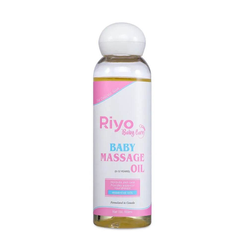 Riyo Herbs Baby Care Massage Oil with Olive & Coconut Oil