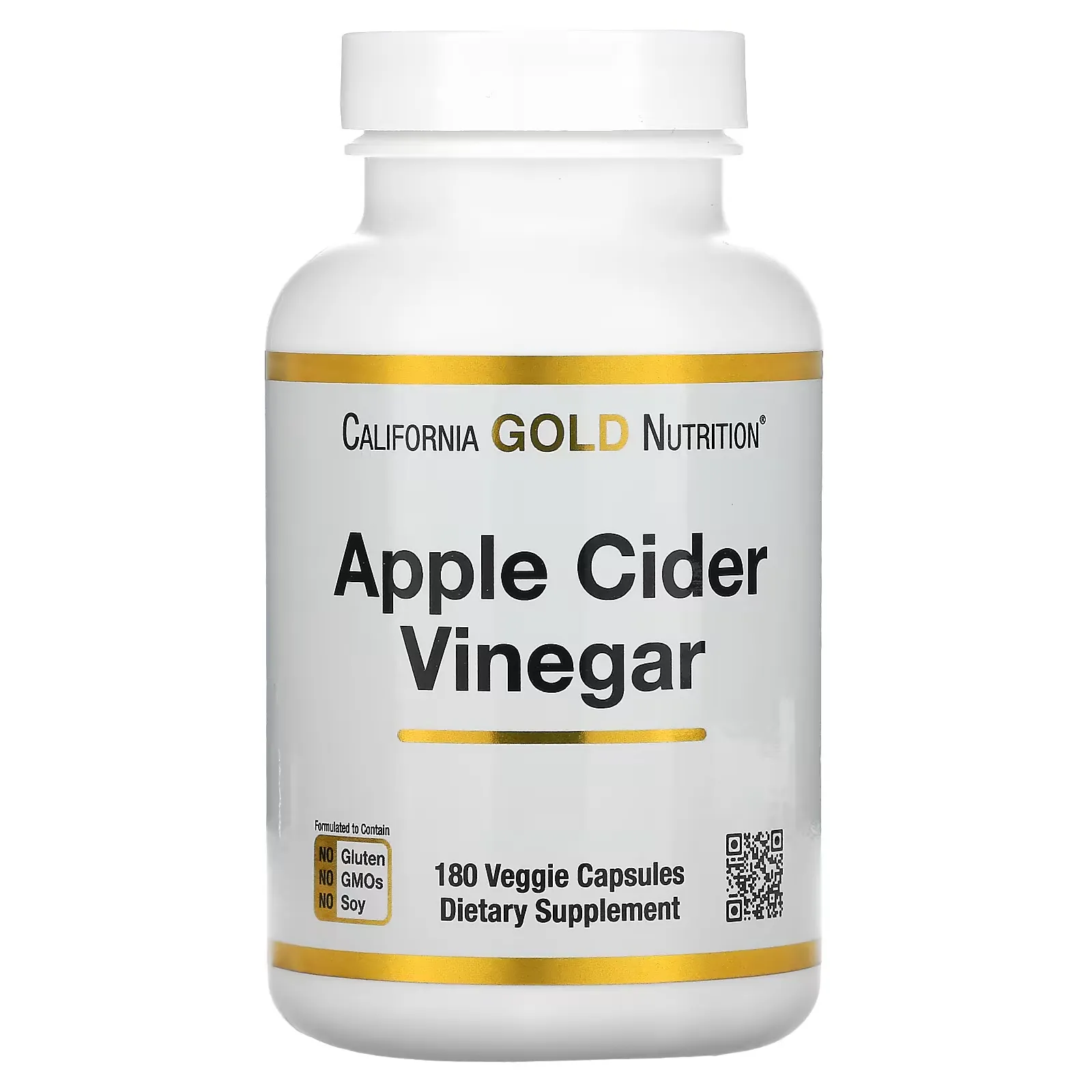 Apple Cider Vinegar, 180 Veggie Capsules