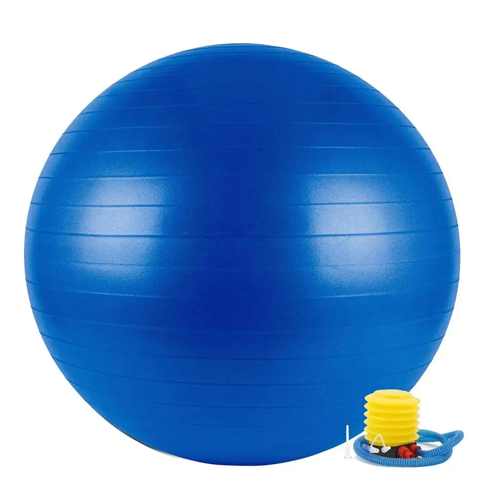 Fitsy Yoga Ball with Pump,  Blue  65 cm