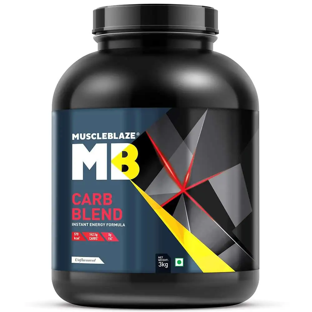 MuscleBlaze Carb Blend OP,  6.6 lb  Unflavoured