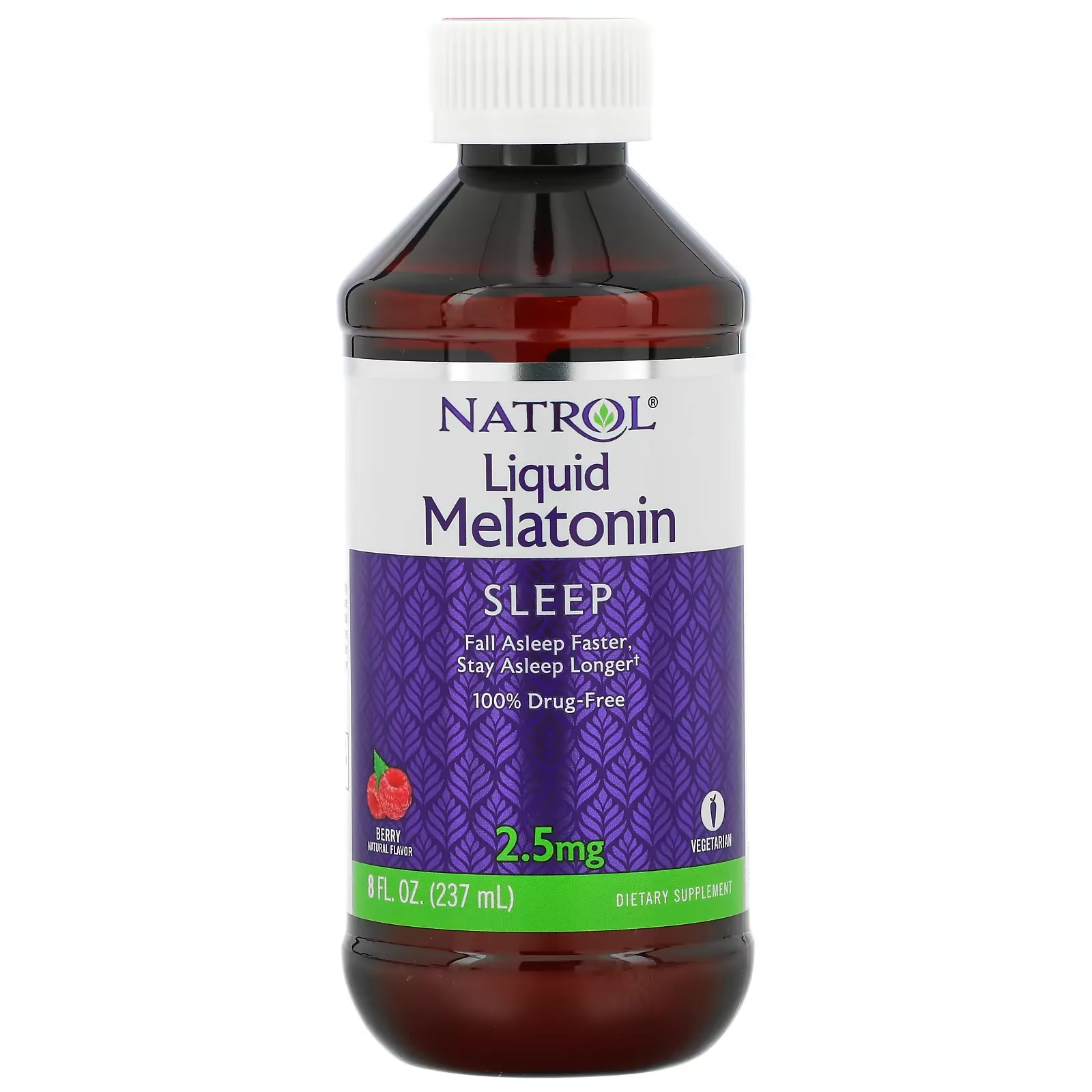 Liquid Melatonin, Sleep, Berry, 2.5 mg, 8 fl oz (237 ml)