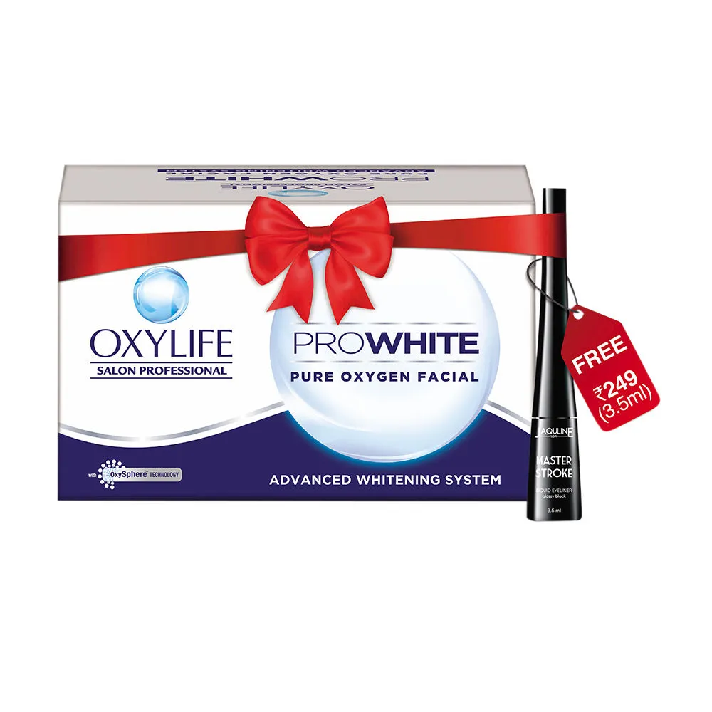 OxyLife Salon Professional Pro White Facial Kit With Free Liquid Eyeliner