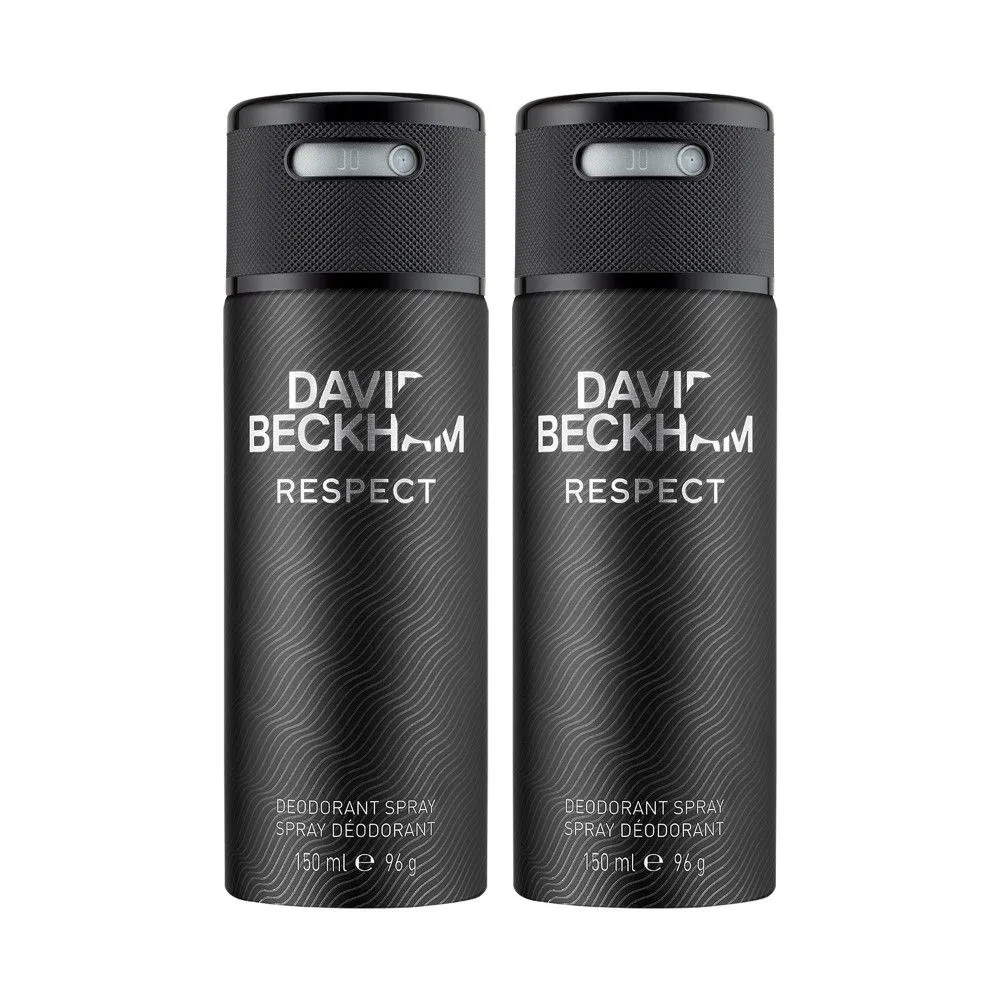 David Beckham Respect Deodorant Spray (Pack Of 2)