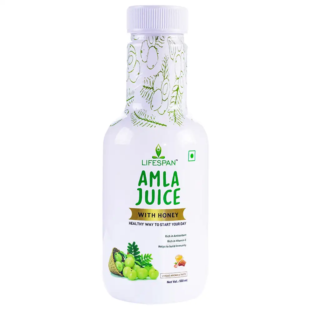 Lifespan Amla Juice,  with Honey  500 ml