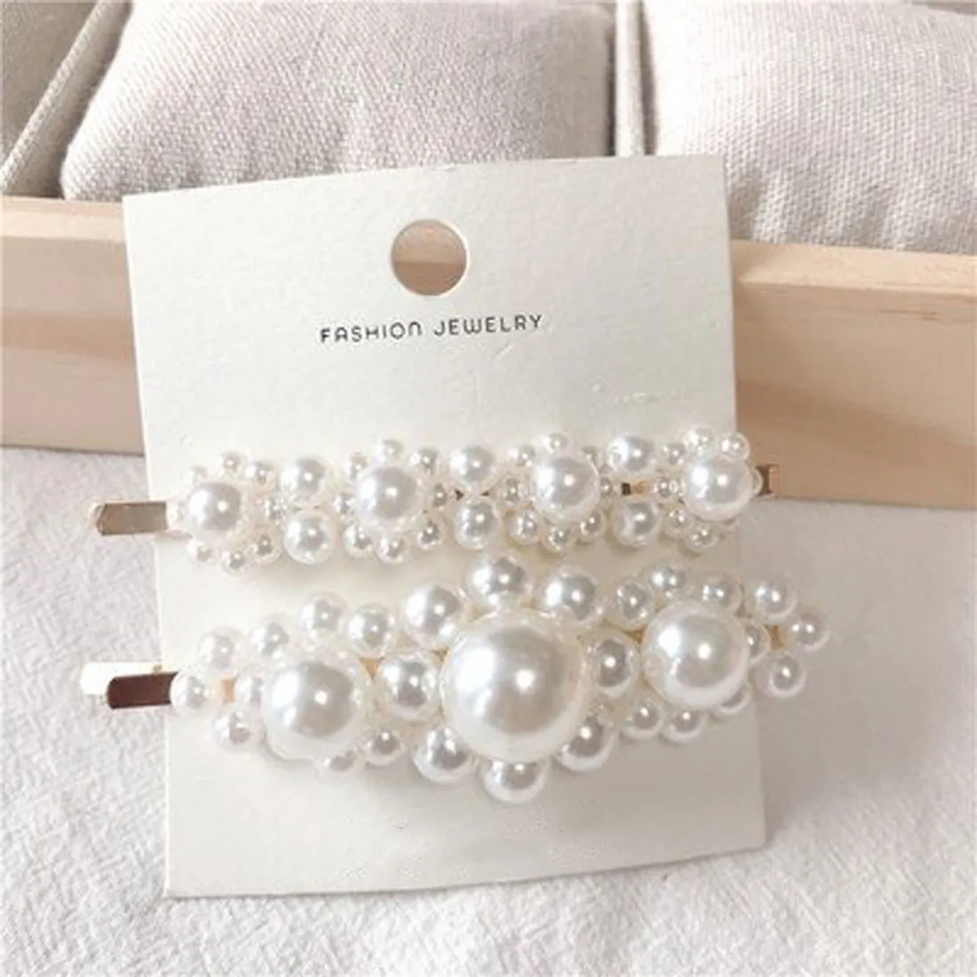 Jewels Galaxy Splendid Pearl Hairclip Jewellery For Women