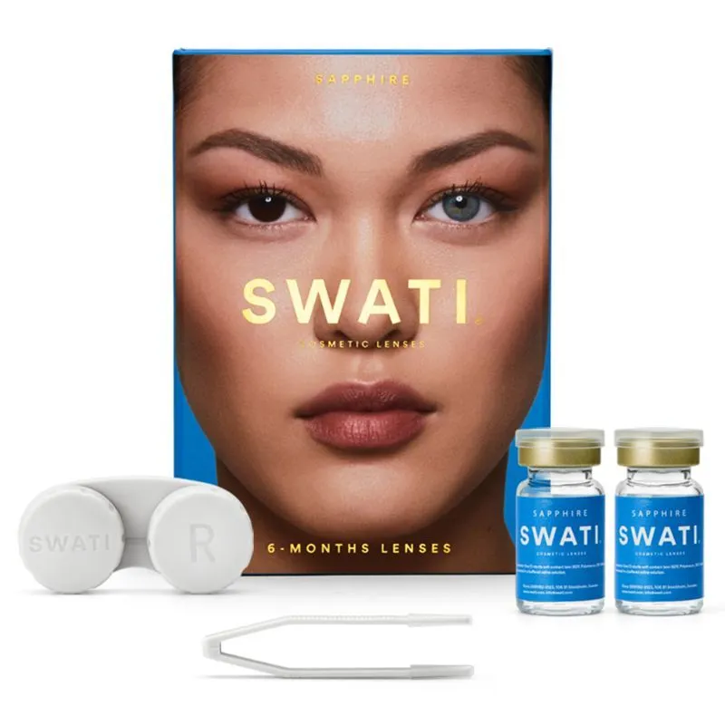 Swati Cosmetics Coloured Lenses - Sapphire - 0.50