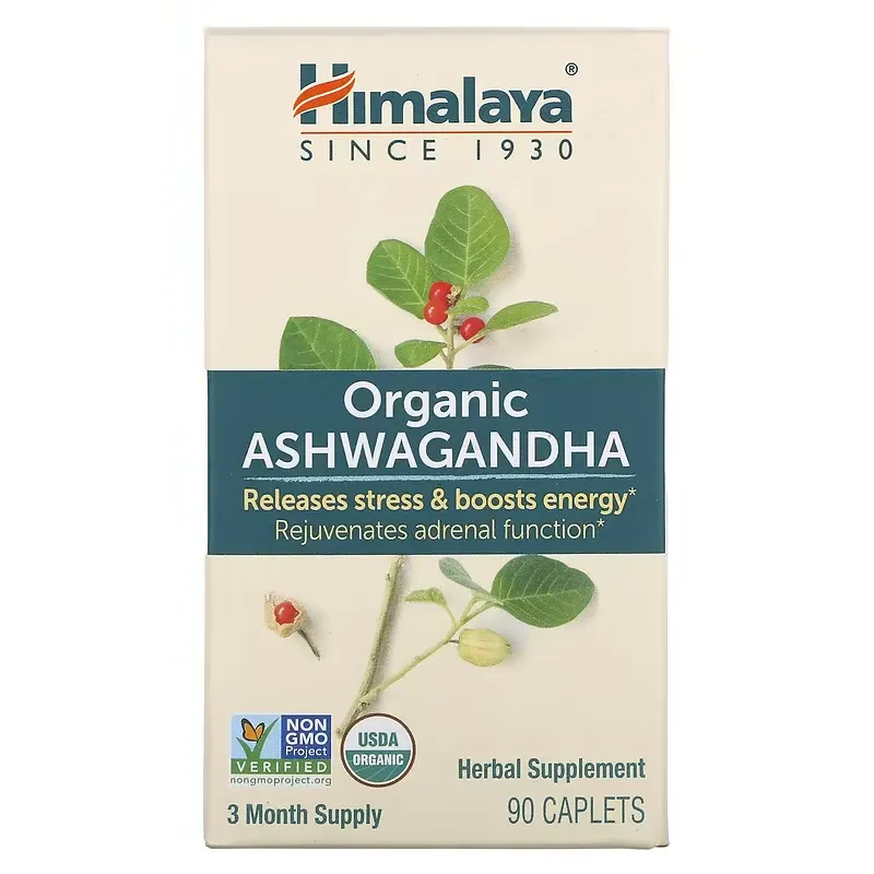 Organic Ashwagandha, 90 Caplets