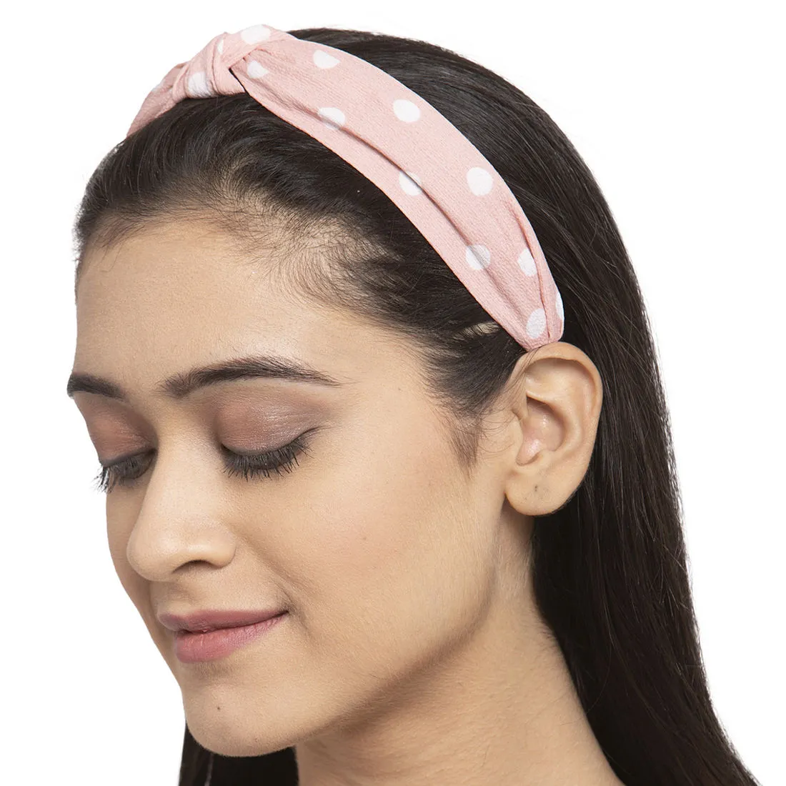 Ferosh Pink Polka Dots Hair Band