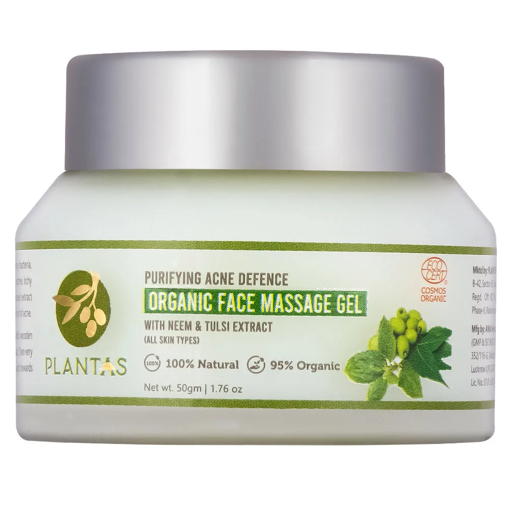 PLANTAS Purifying Acne Defence Organic Face Massage Gel