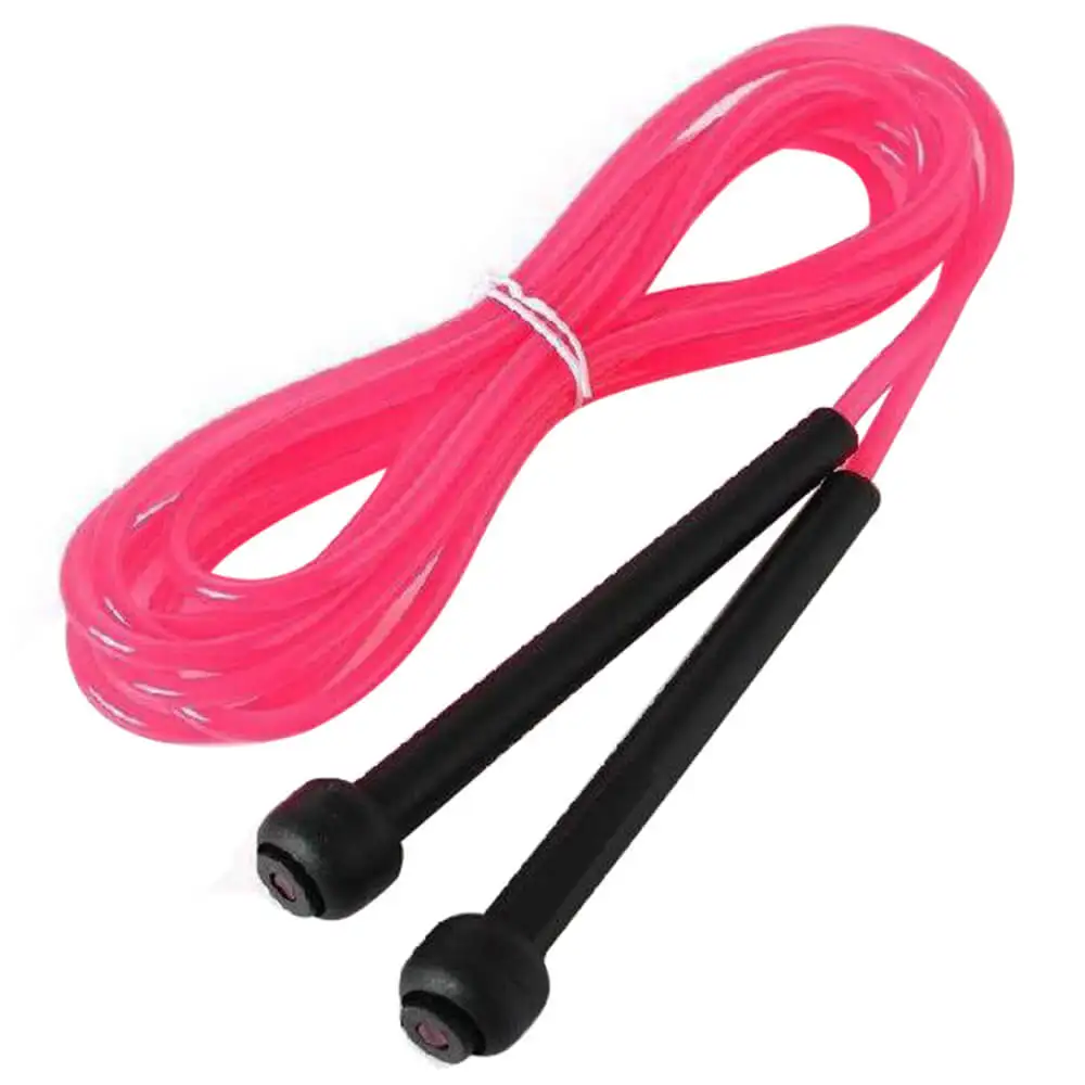 B Fit USA Jump Rope (3001),  Black & Pink  Free Size