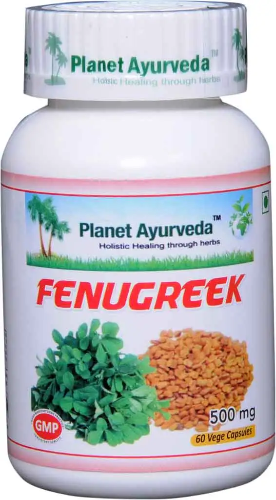 Planet Ayurveda Fenugreek (500 mg),  60 veggie capsule(s)