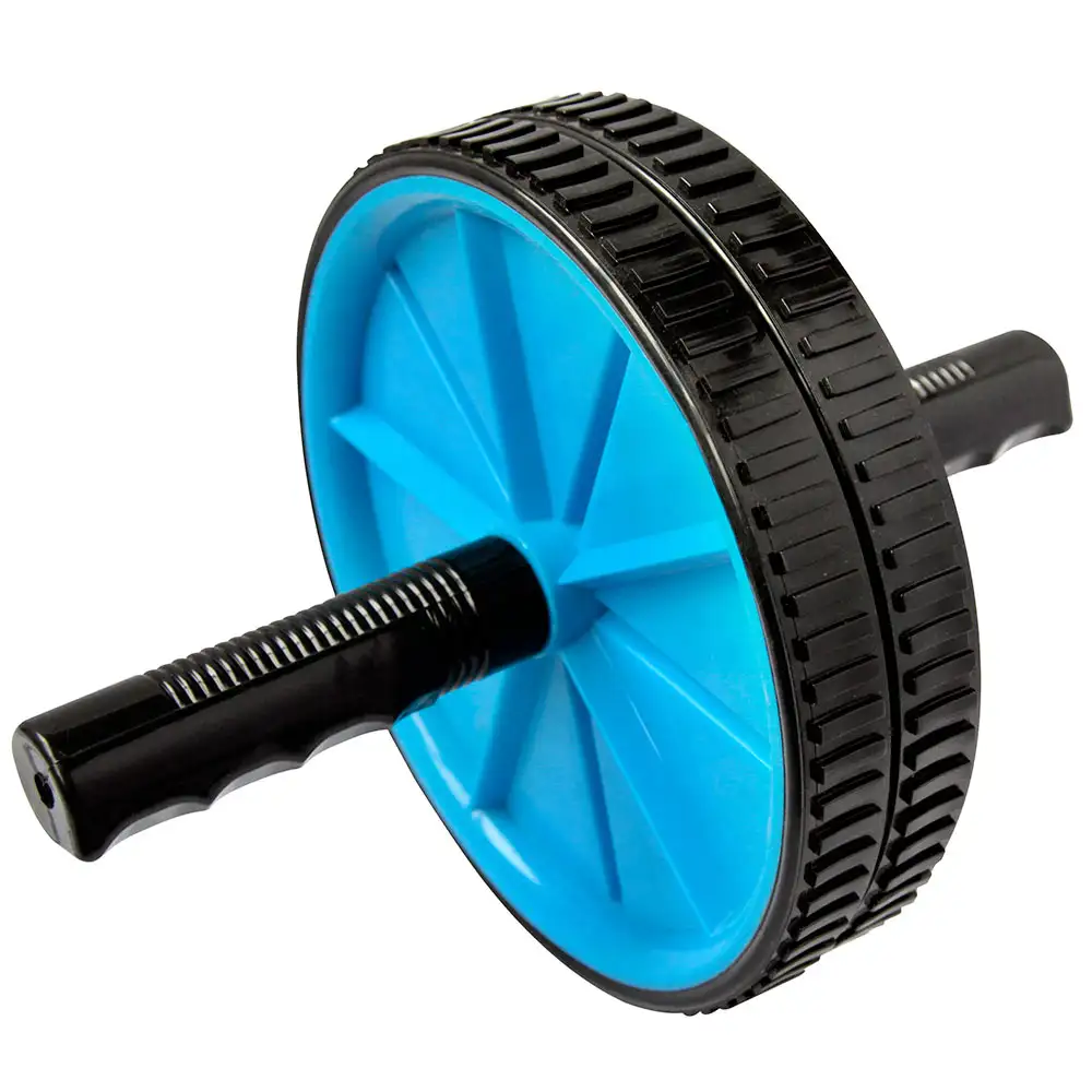 B Fit USA Exercise Wheel (3414),  Black & Blue  Free Size