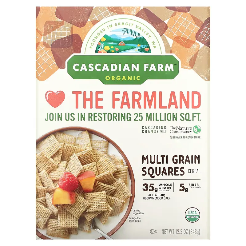 Organic Multi Grain Squares Cereal, 12.3 oz (348 g)