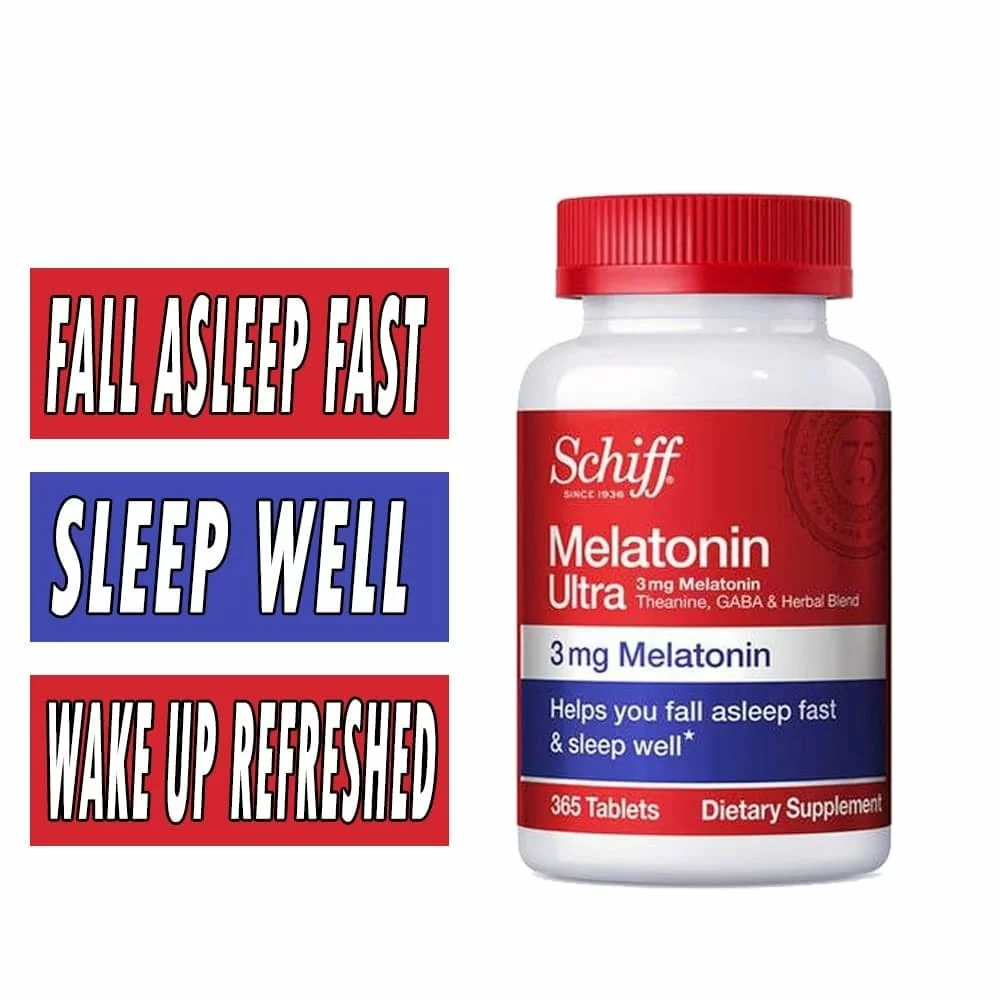 Schiff Melatonin Ultra - 3mg - 365 Tabs