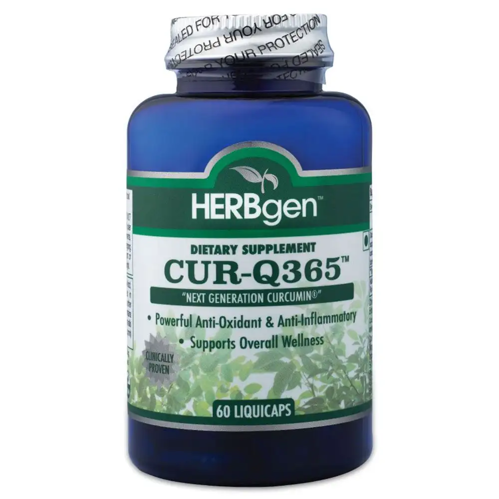 Herbgen Cur-Q365,  60 capsules