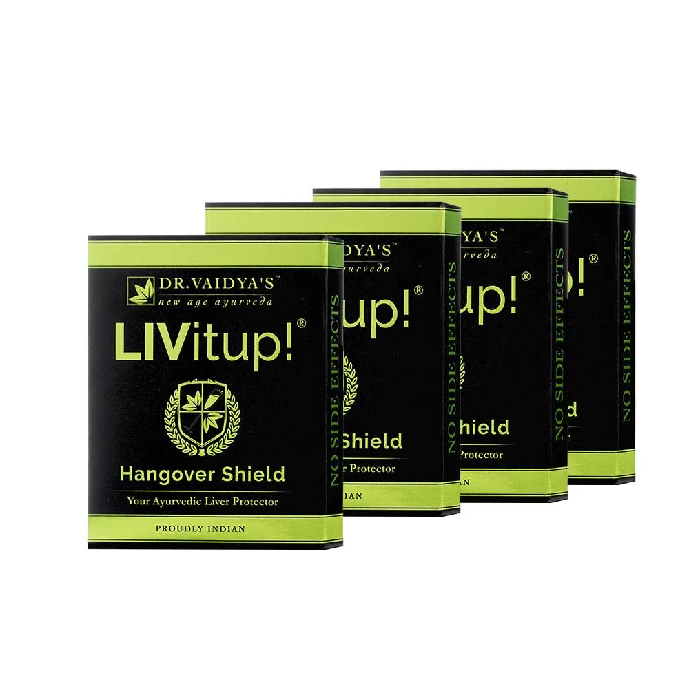 Dr. Vaidya's LIVitup! Capsules (Pack of 4)