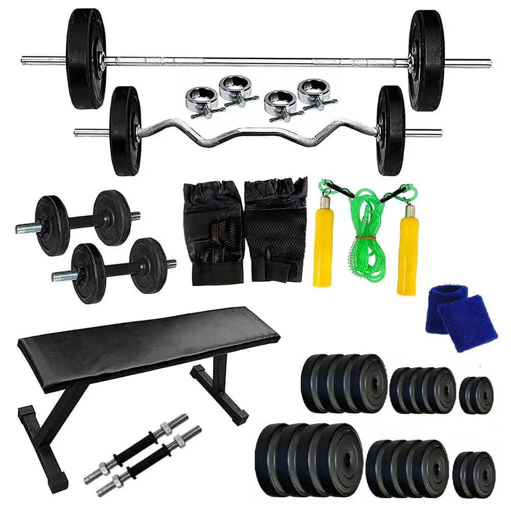 Body Maxx Home Gym Flat Bench 14 Combo 30 Kg