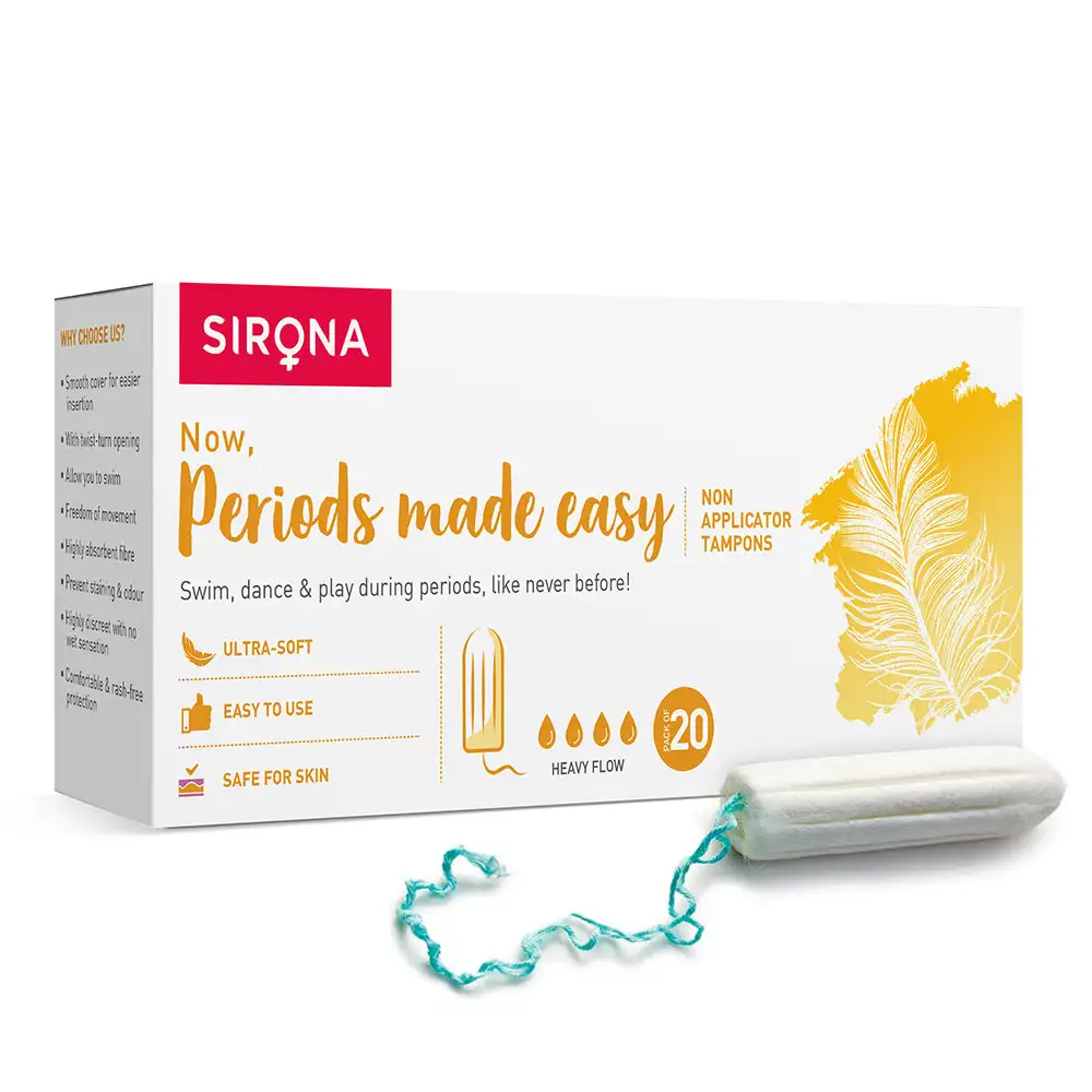 Sirona Premium Digital Tampon,  20 Piece(s)/Pack  Heavy Flow