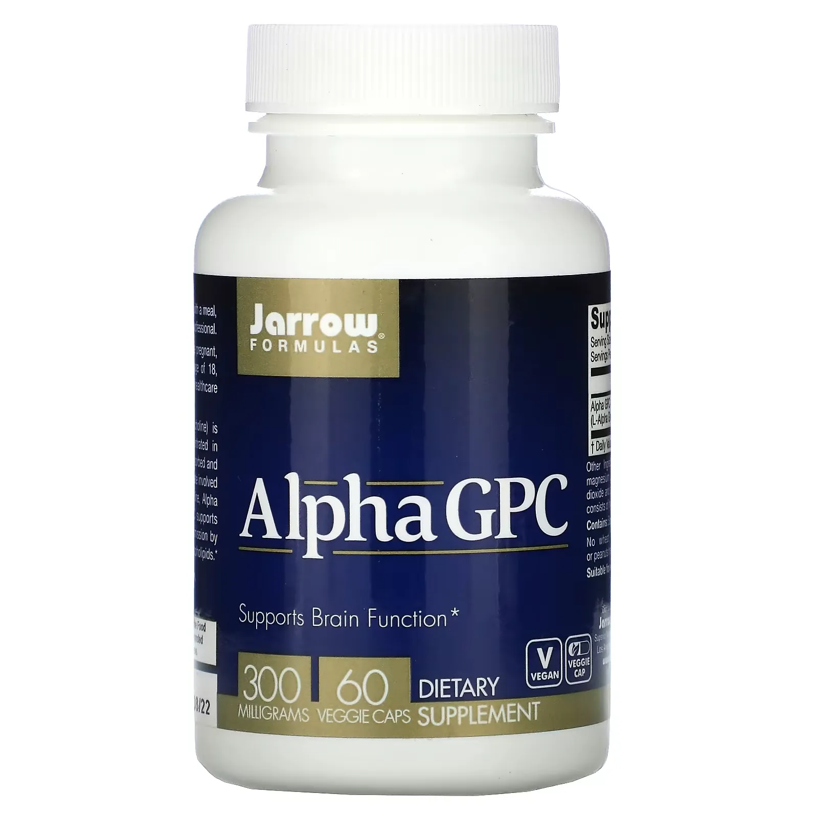 Alpha GPC, 300 mg, 60 Veggie Caps