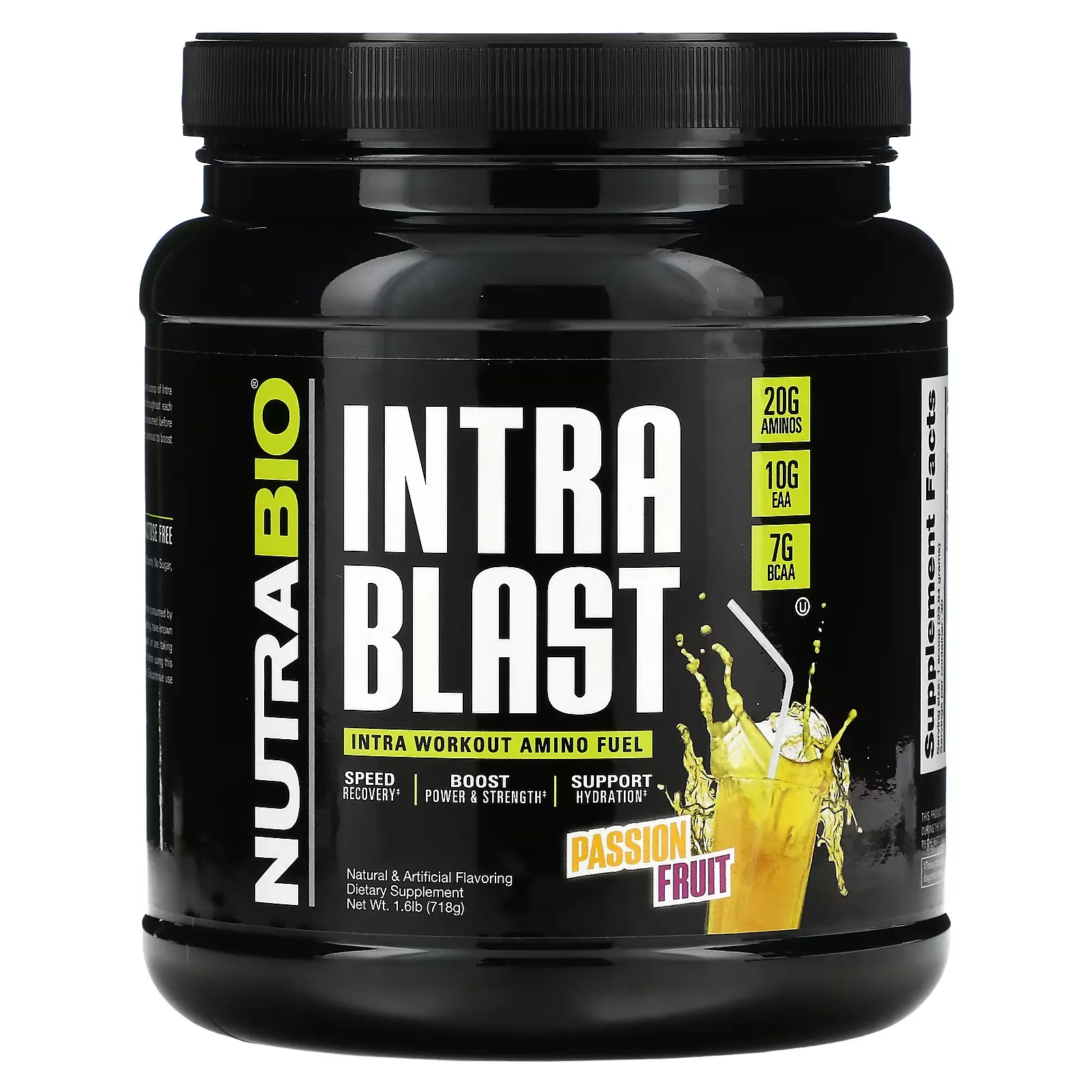 Intra Blast, Intra Workout Muscle Fuel, Passion Fruit, 1.6 lb (718 g)