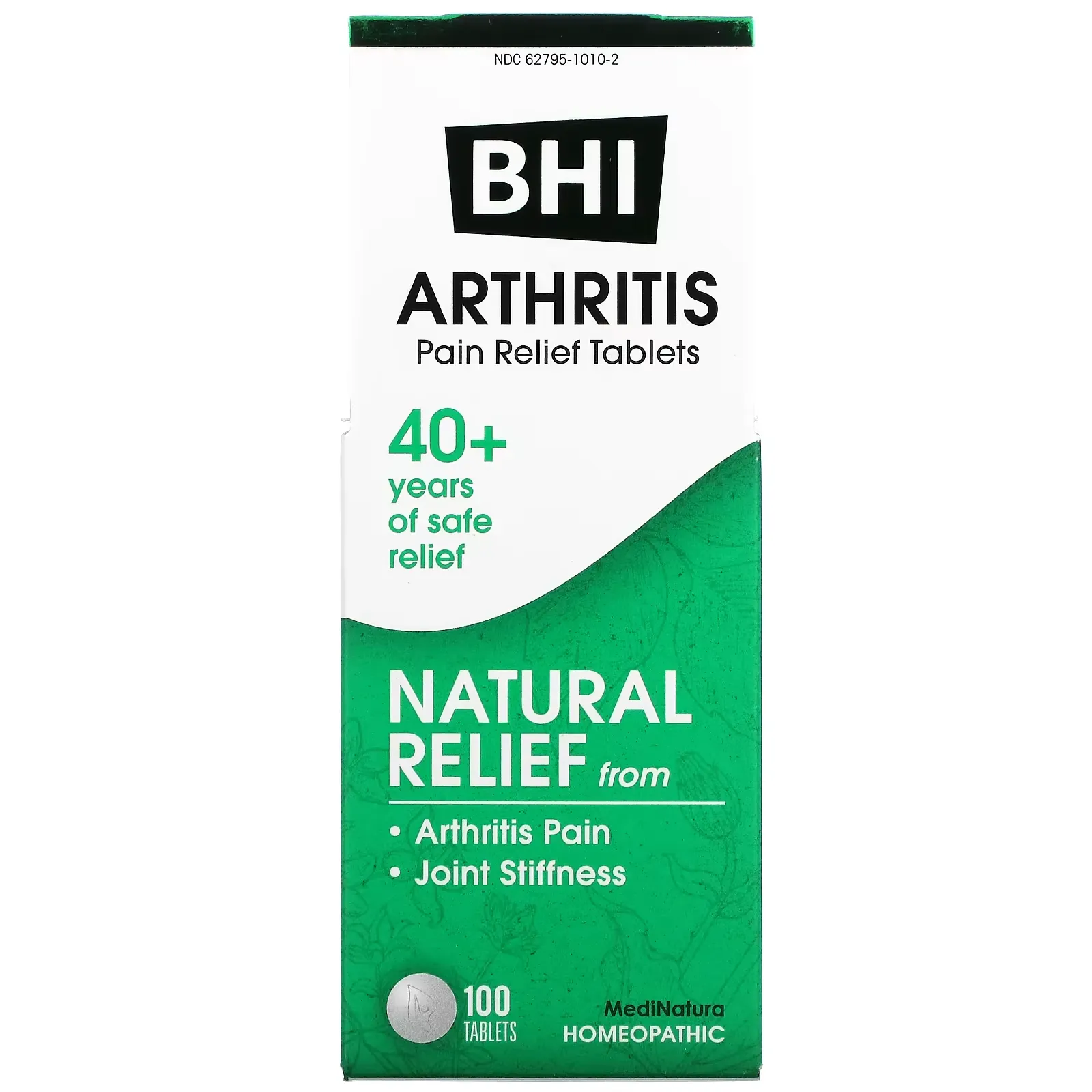 BHI, Arthritis, Pain Relief Tablets, 100 Tablets