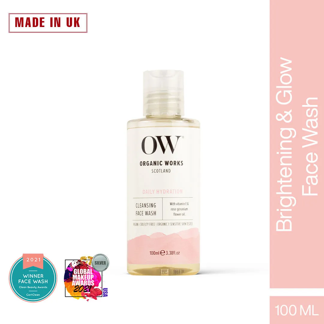 Organic Works Travel Size Cleansing Face Wash