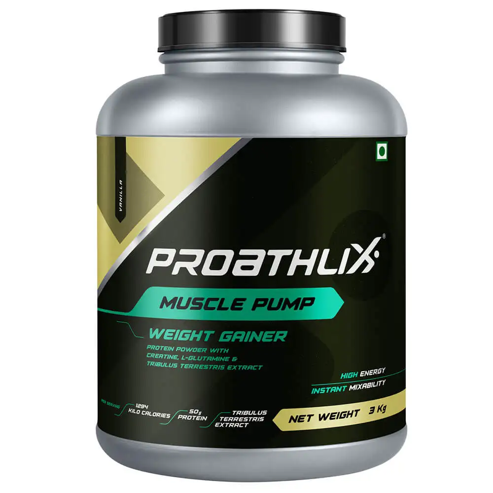 Proathlix Muscle Pump Weight Gainer,  6.6 lb  Vanilla